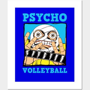 Psycho Volleyball Posters and Art